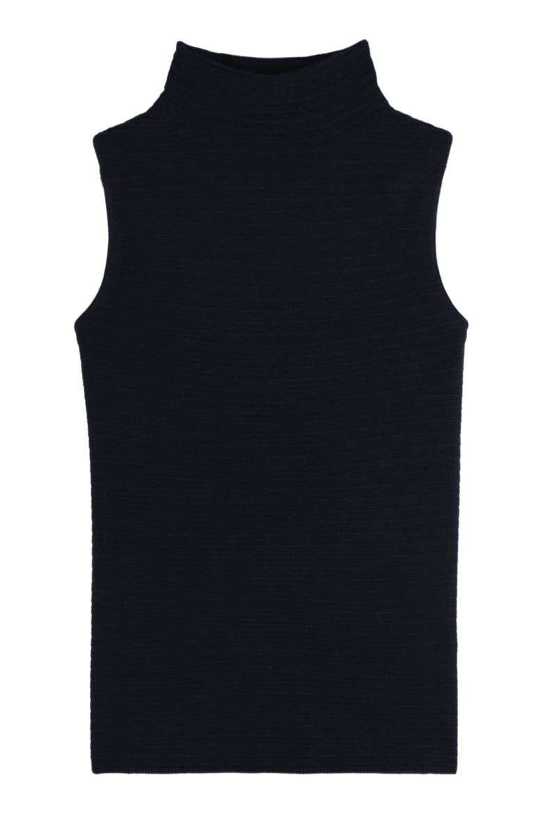 Lightweight Cashmere Silk Turtleneck, Alternate, color, Black