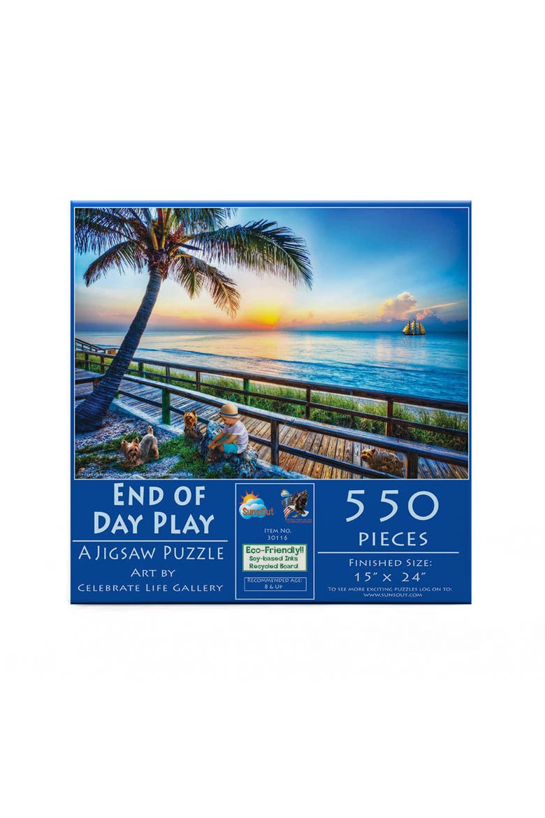 End of Day Play 550 piece Jigsaw Puzzle for Adults, Alternate, color, Multicolor