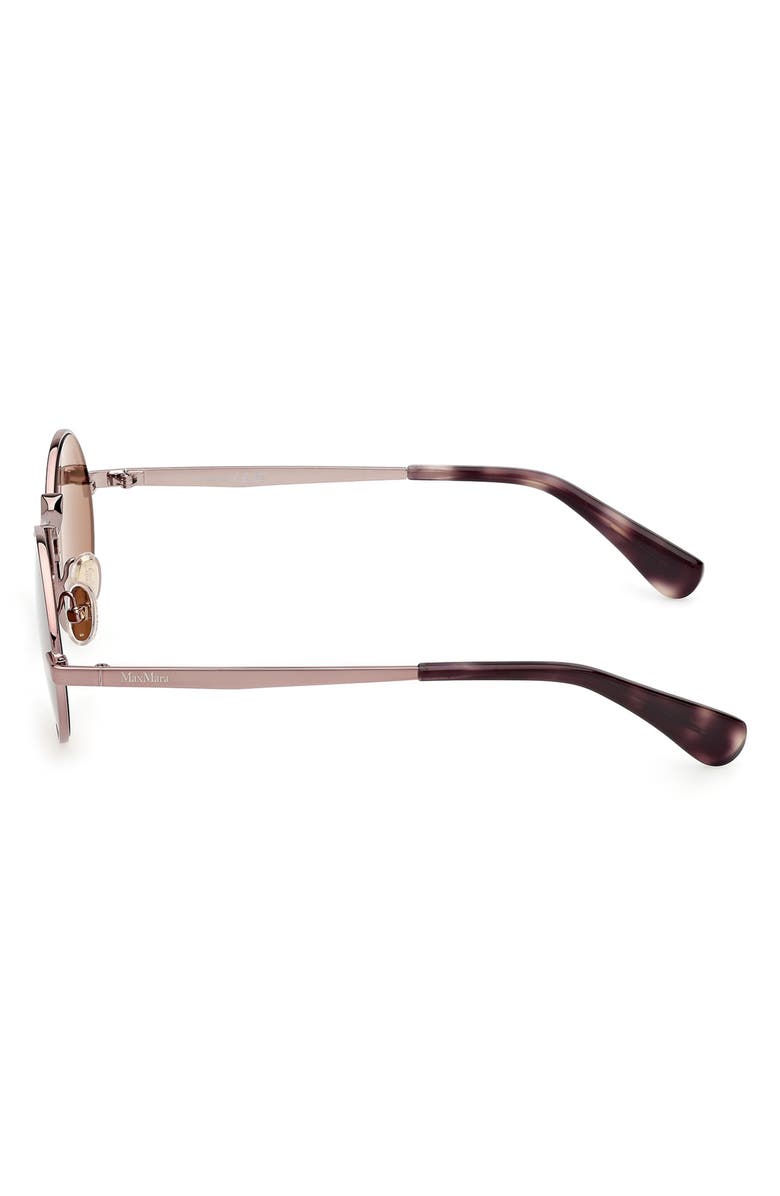 Max Mara 48mm Small Round Sunglasses, Alternate, color,