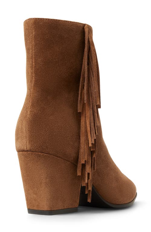 Aldo Shaniah Fringe Bootie In Brown