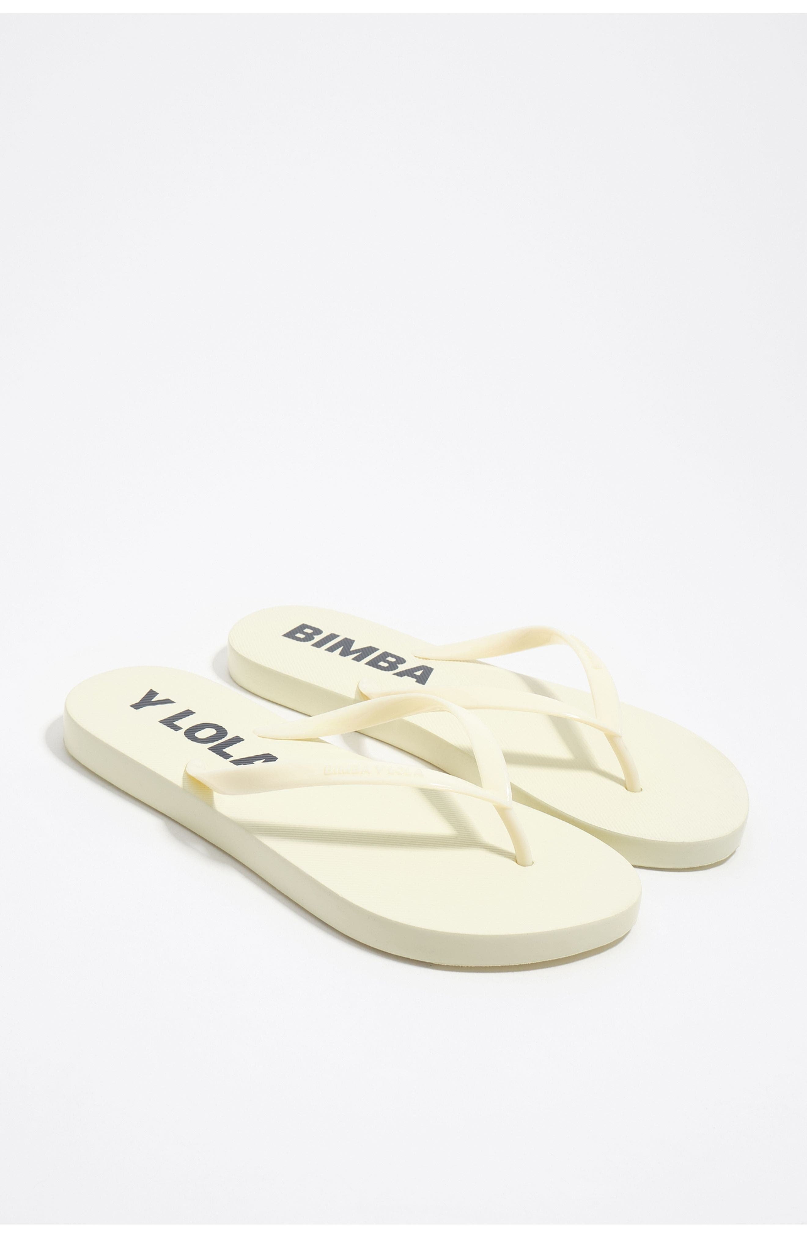 Bimba y Lola Flip-Flop, Alternate, color, Ivory