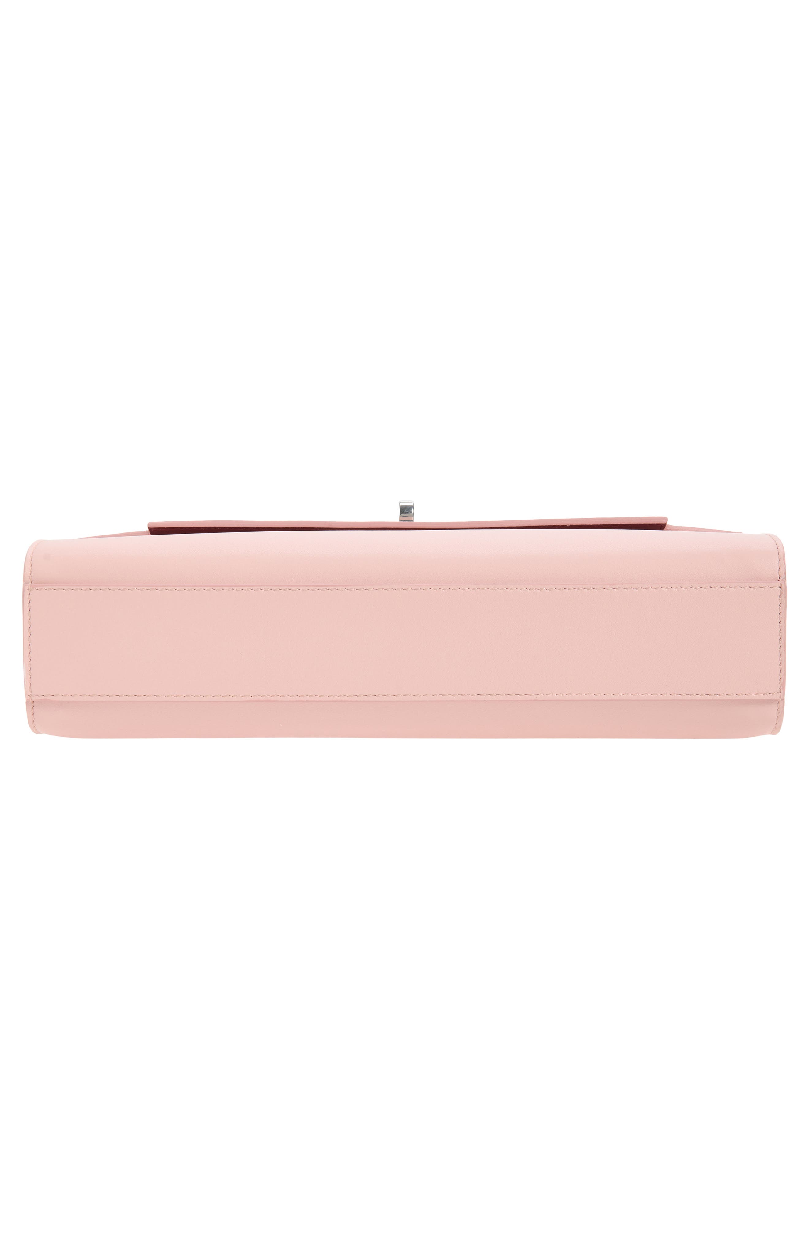 Mortimer Leather Clutch, Alternate, color, SHELL PINK