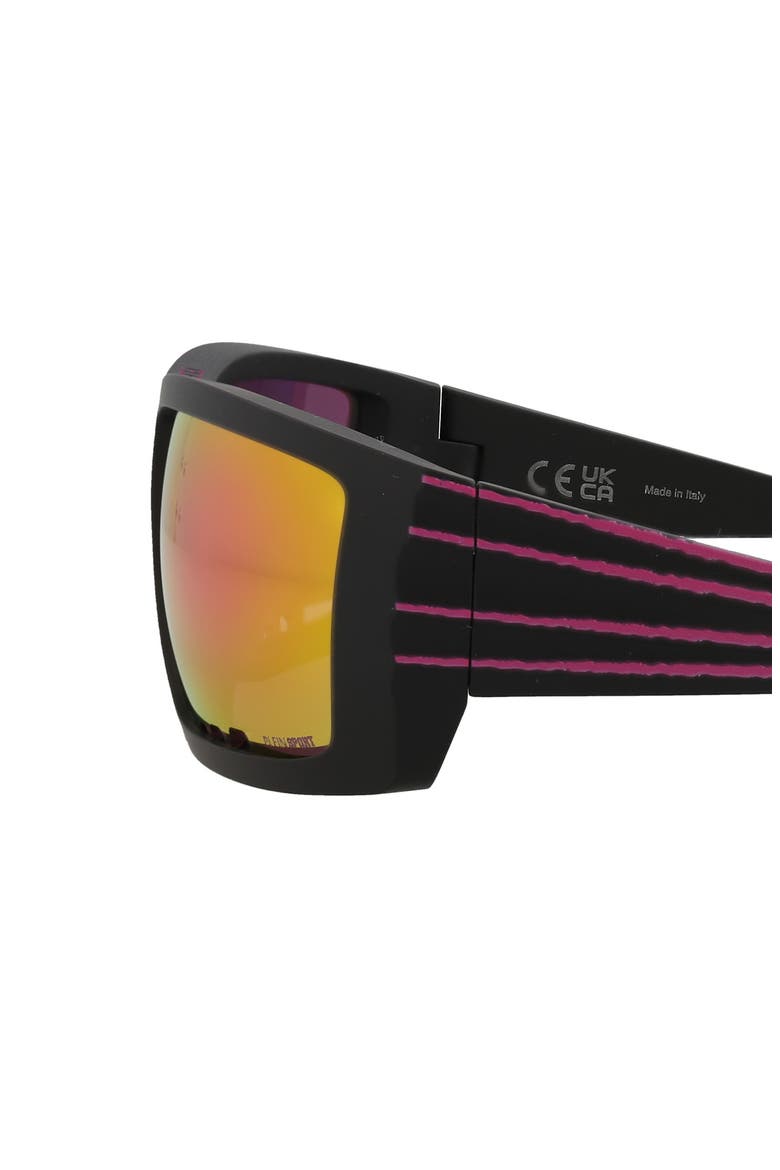 64mm Sport Sunglasses, Alternate, color, BLACK BLACK PINK