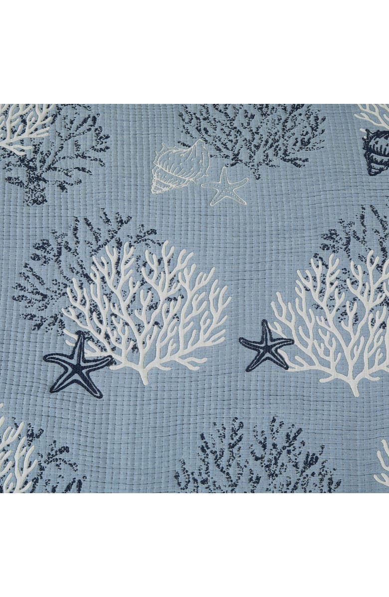 C&F Home Seaside Denim Bedding Quilt Collection - Machine Washable, Alternate, color, Blue