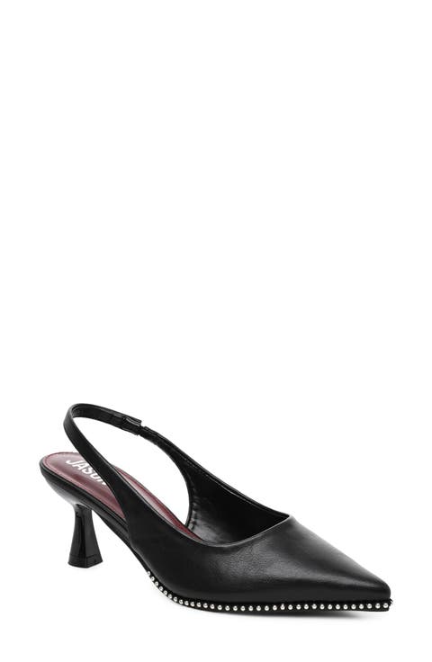 Pointed Toe Slingback Pump