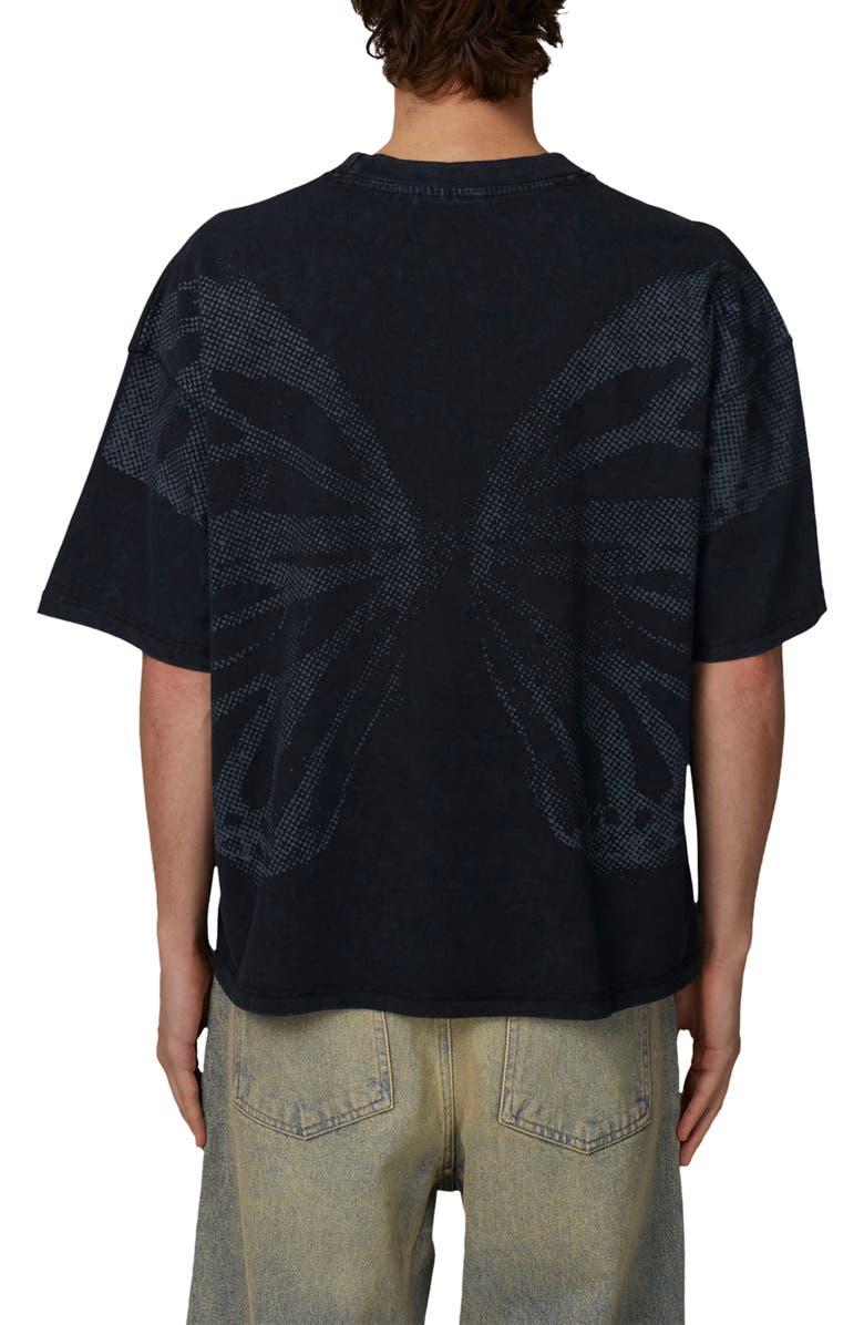 Good For Nothing Boxy-Fit Silhouette T-Shirt, Alternate, color, Black