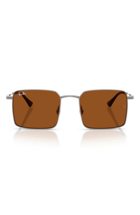 53mm Square Sunglasses
