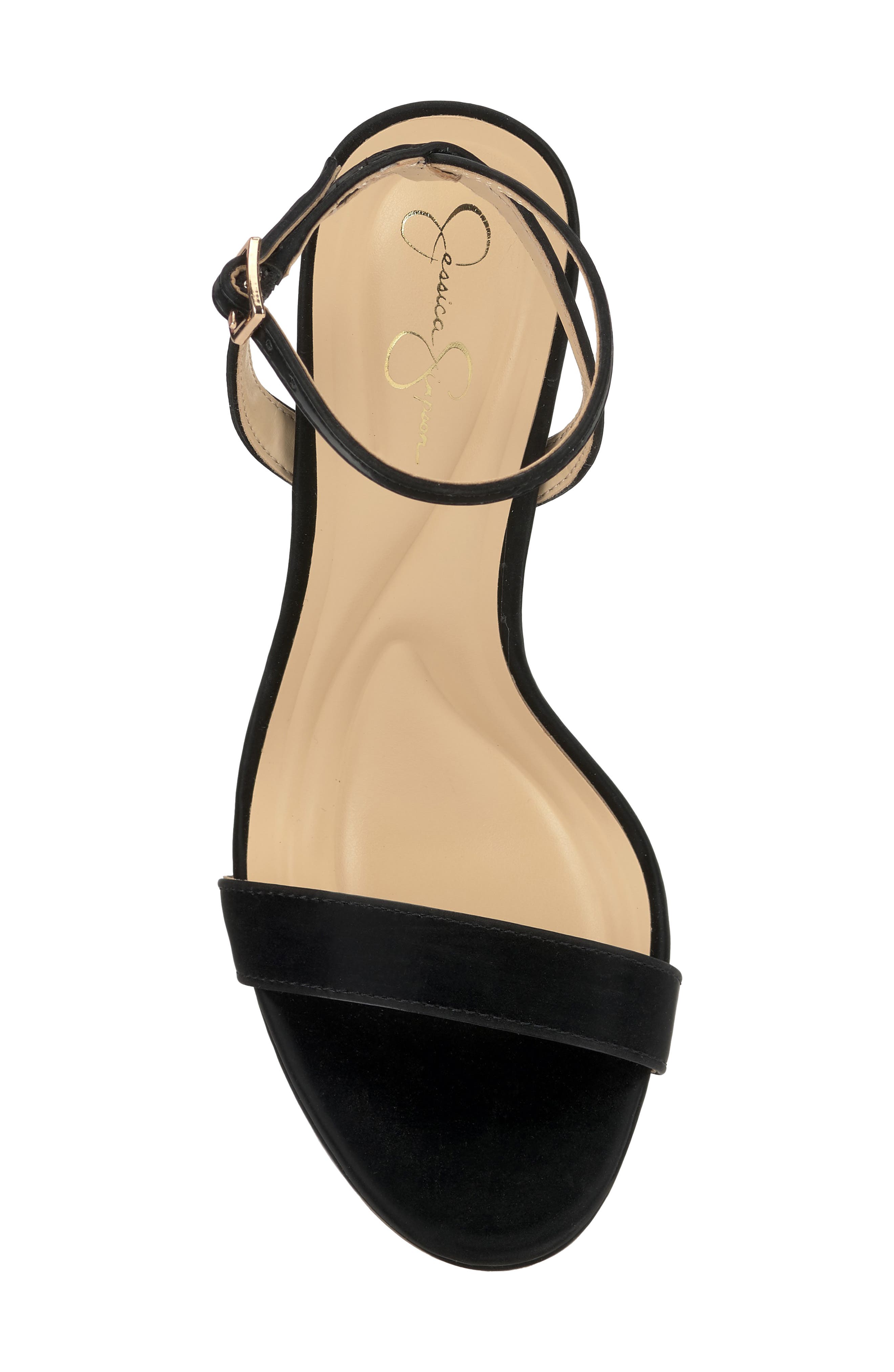 Divra Ankle Strap Stiletto Sandal, Alternate, color, BLACK