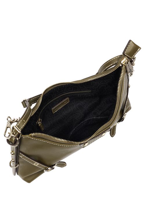 True Religion Belted Chain Strap Shoulder Bag In Green