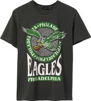 Junk Food Philadelphia Eagles Crest Cotton Graphic T-Shirt