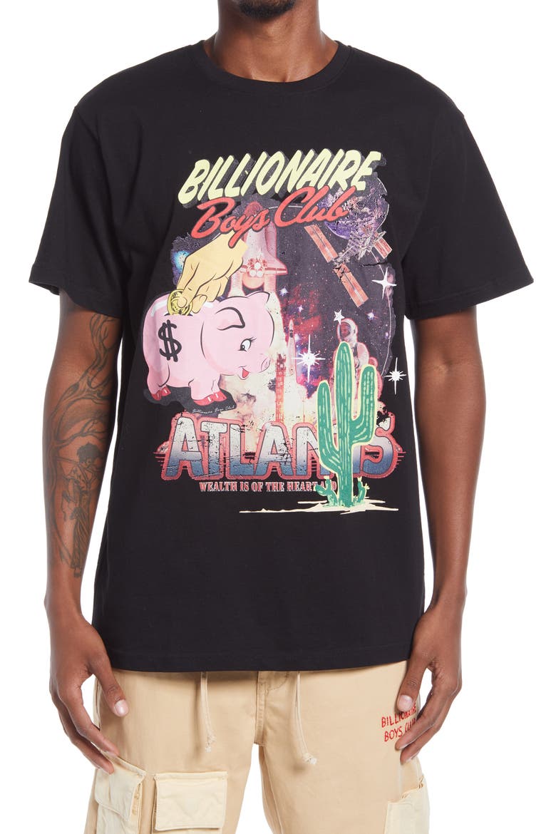 BB Atlantis Graphic Tee, Main, color, BLACK