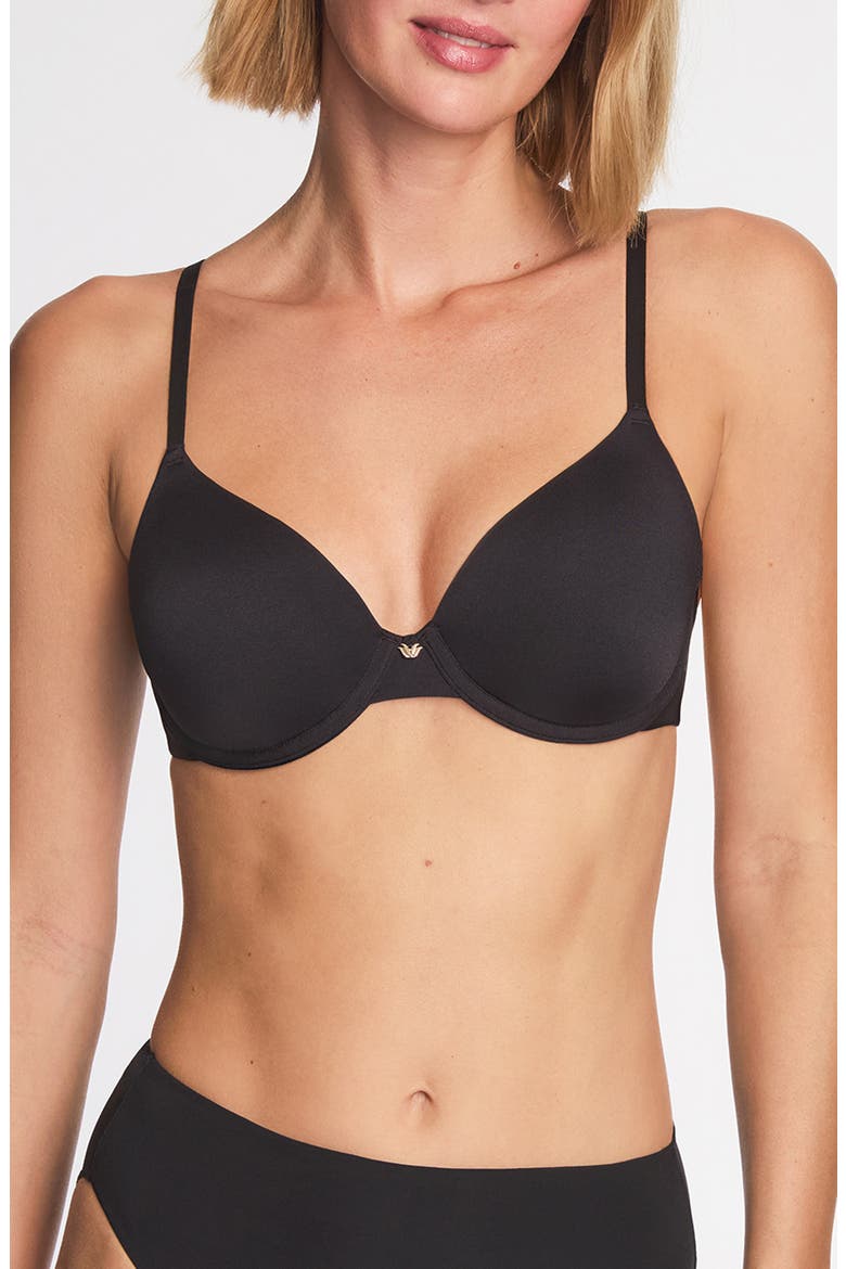 Baseline Underwire Contour Bra, Main, color, BLACK