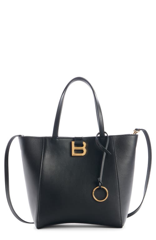 Balenciaga Women Small Hourglass Soft Tote Bag In 1000 Black