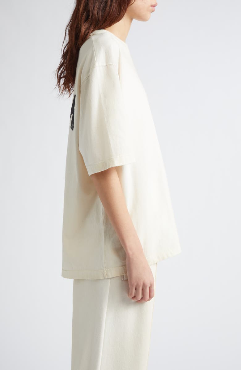 Golden Goose Cotton Jersey Graphic T-Shirt, Alternate, color, Heritage White