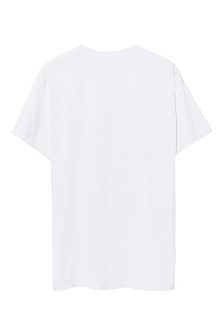 Los Angeles Rams Throwback Helmet Cotton Graphic T-Shirt, Alternate, color, WHITE