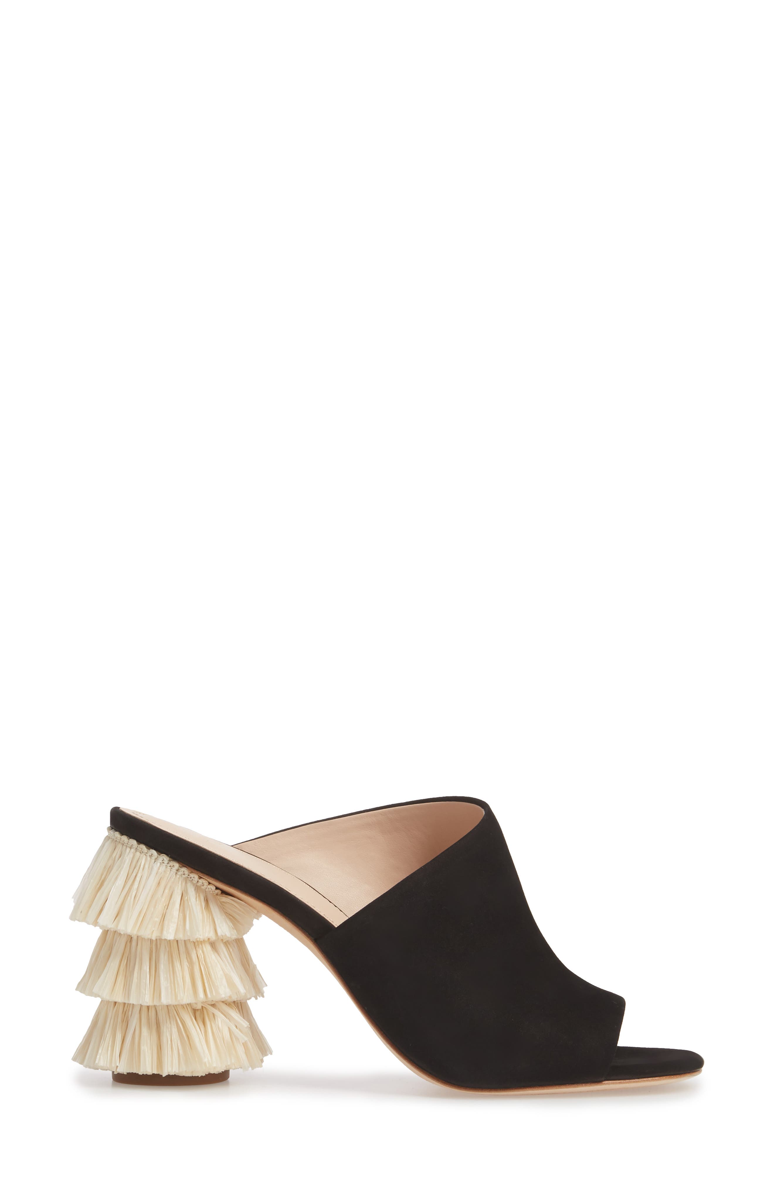 Pour la Victoire Hettie Tassel Heel Mule, Alternate, color, 