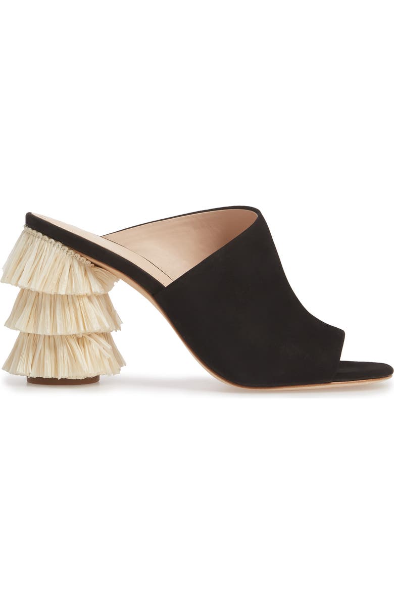 Pour la Victoire Hettie Tassel Heel Mule, Alternate, color,