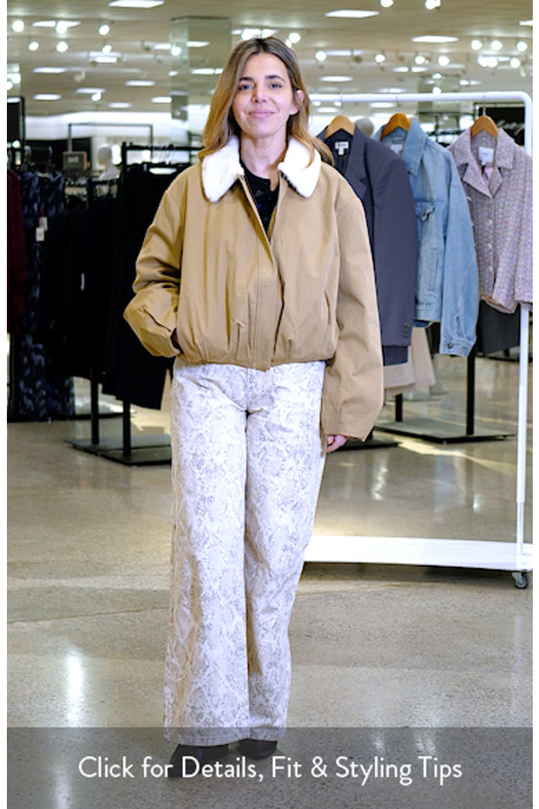 Raevin Faux Fur Collared Jacket video