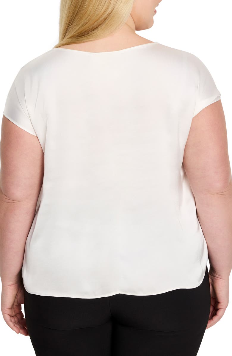 NIC+ZOE Day Gloss Dolman Sleeve T-Shirt, Alternate, color, Classic Cream