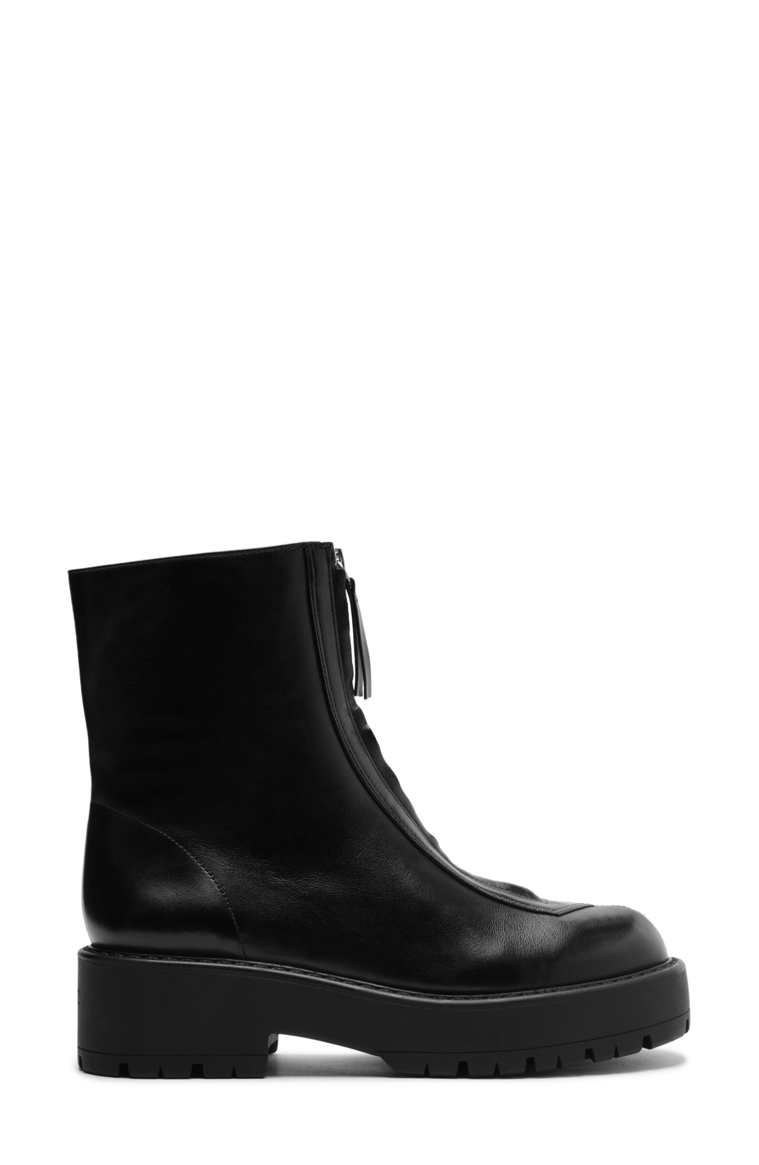 Schutz Farrah Moto Boot, Alternate, color, Black