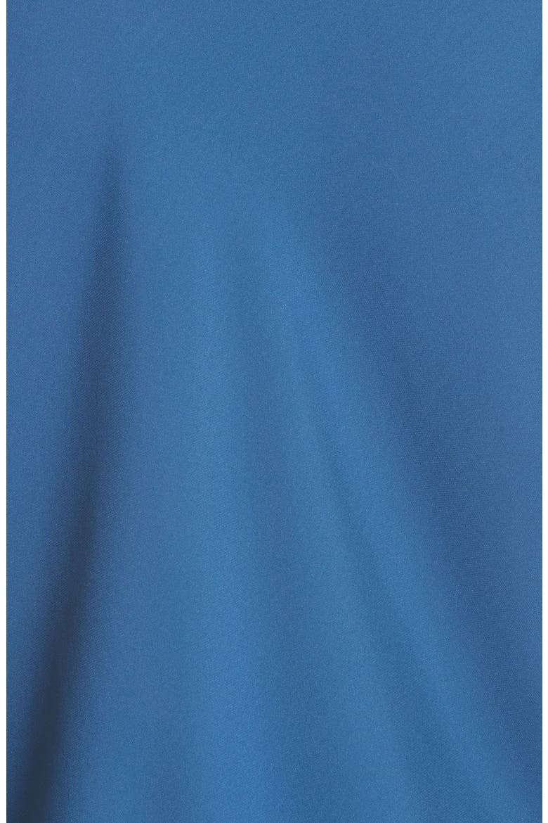 Sleeveless Turtleneck Silk Shell, Alternate, color, DEEP HERON