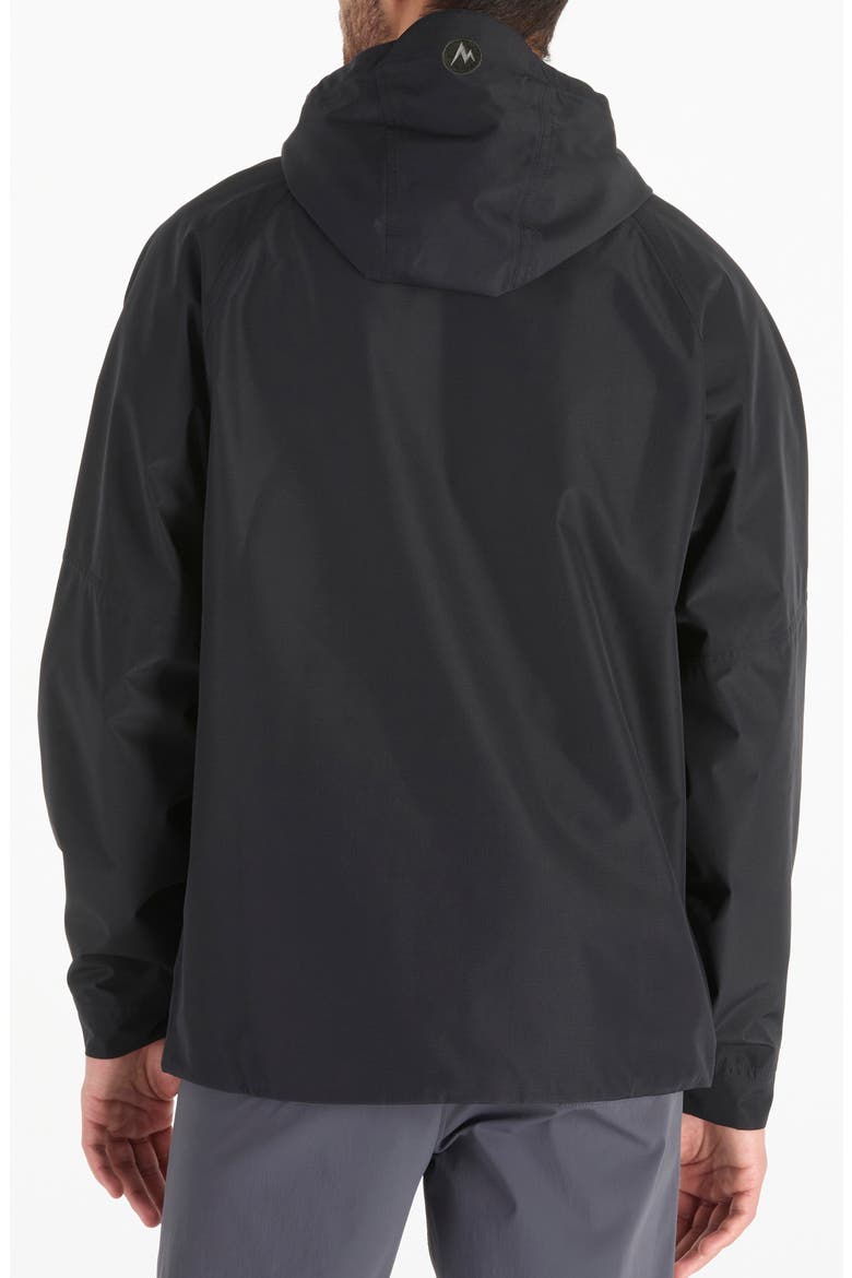 Cascade Waterproof Hooded Jacket, Alternate, color, BLACK