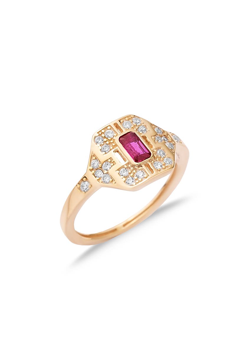 Royal Crest Ring, Main, color, Gold