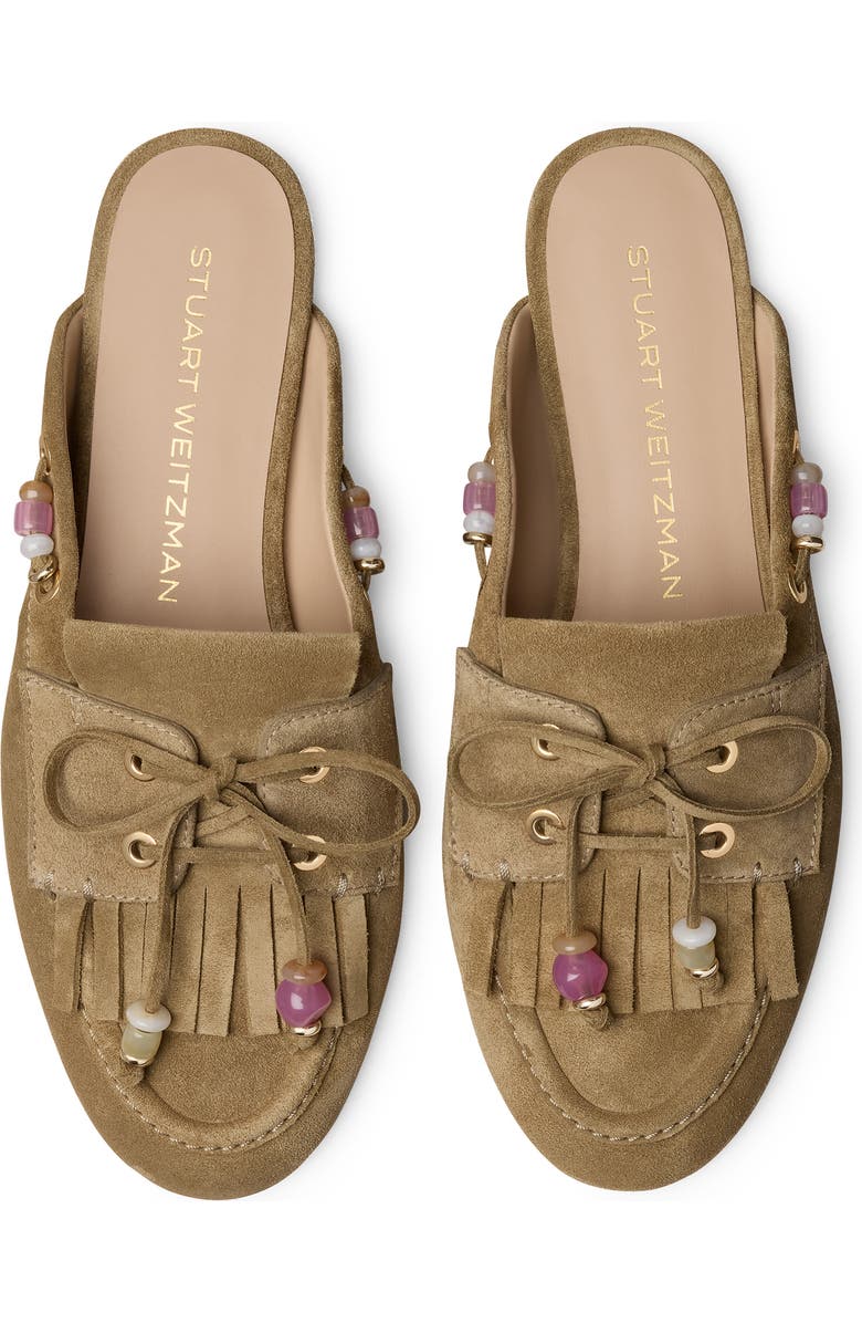 Stuart Weitzman Majorca Tinsley Mule, Alternate, color, Golden Olive