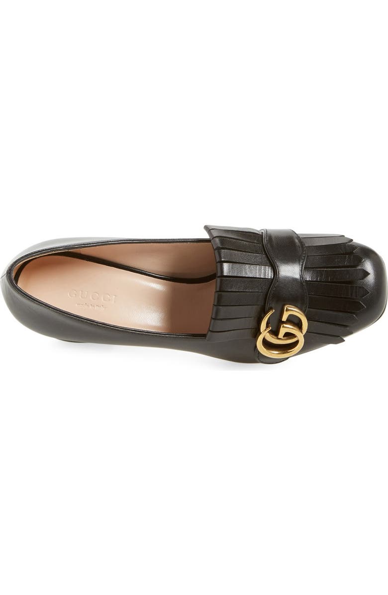 Gucci GG Kiltie Fringe Pump, Alternate, color,