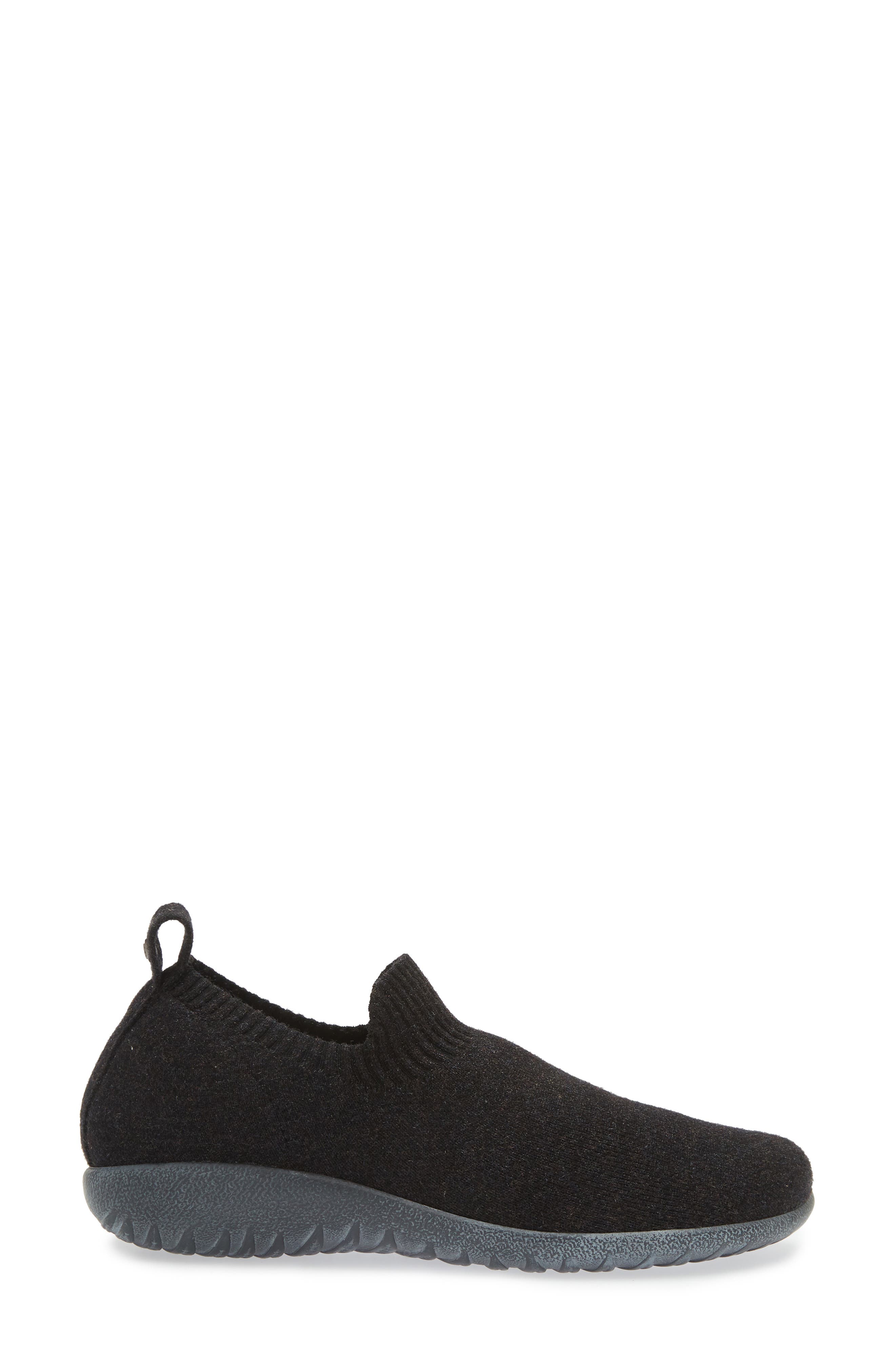 Naot Nuku Slip-On Sneaker, Alternate, color, Black/ Grey Knit