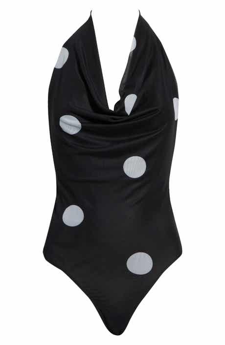 Plunge Neck Bodysuit Cleona