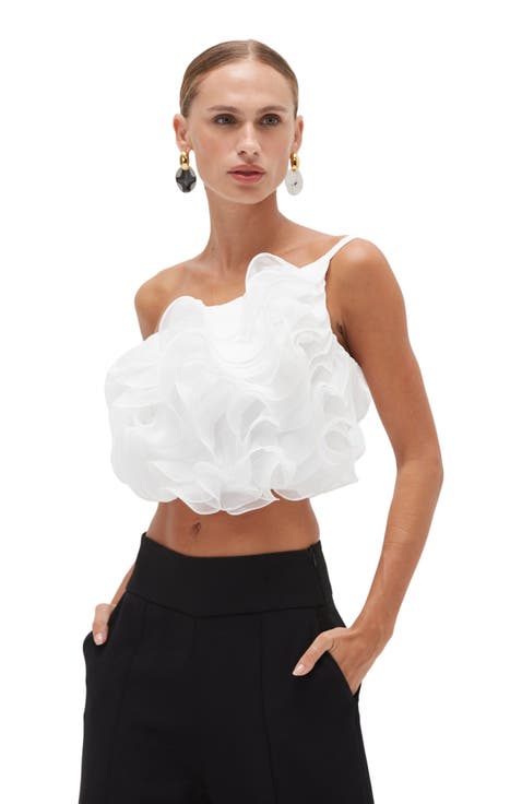 Chiffon Wonderland Flutter Top