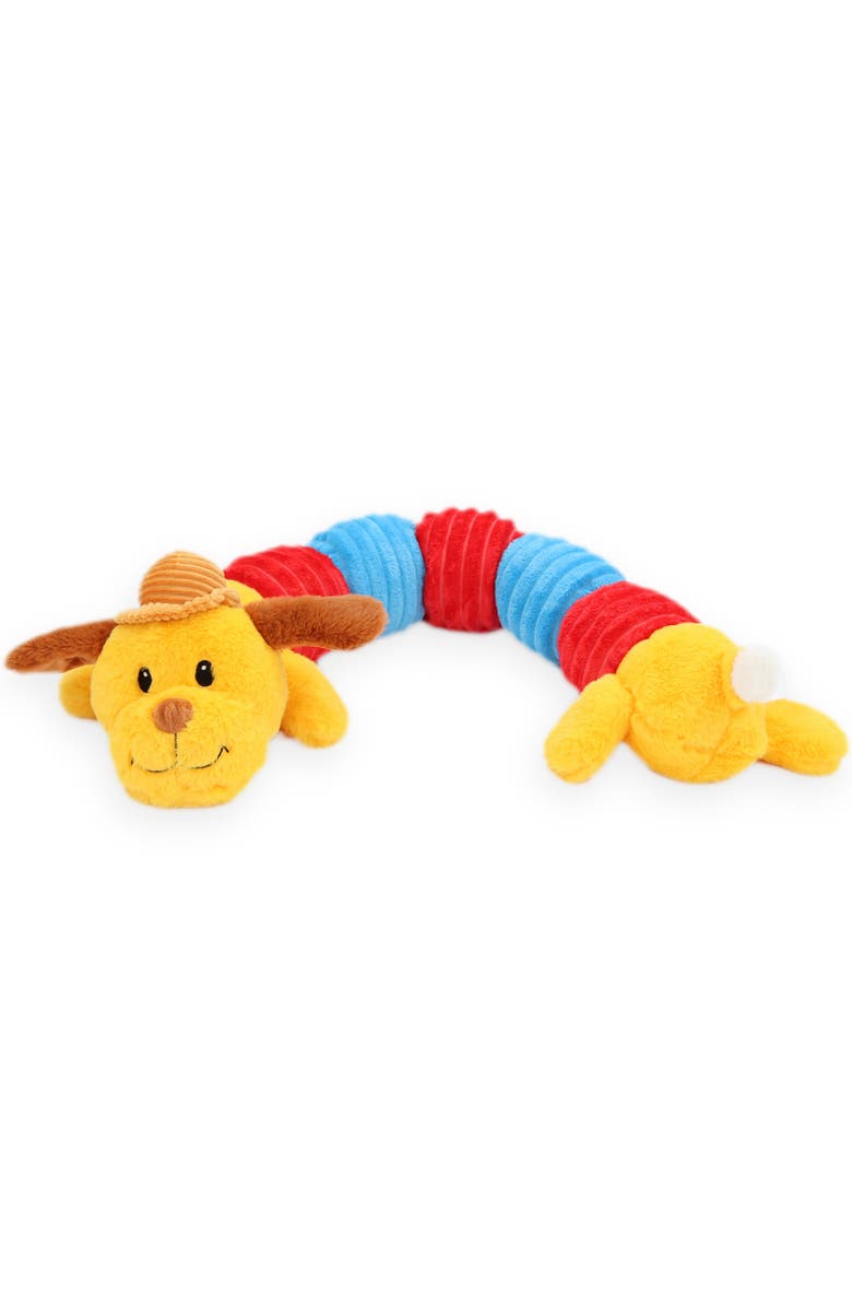 Patchwork Pet Dogapillar, 35 Inch Dog Toy, Main, color, Multicolored