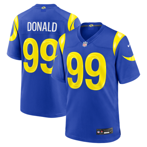 Men's Nike Aaron Donald Royal Los Angeles Rams Game Jersey
