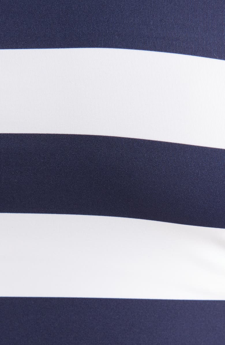 BONDI BORN Stella Stripe Strapless Bikini Top, Alternate, color,