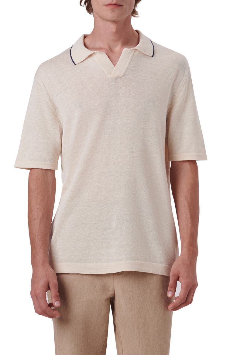 Johnny Collar Sweater, Main, color, ALMOND