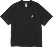 vowels Floral Embroidered Tee
