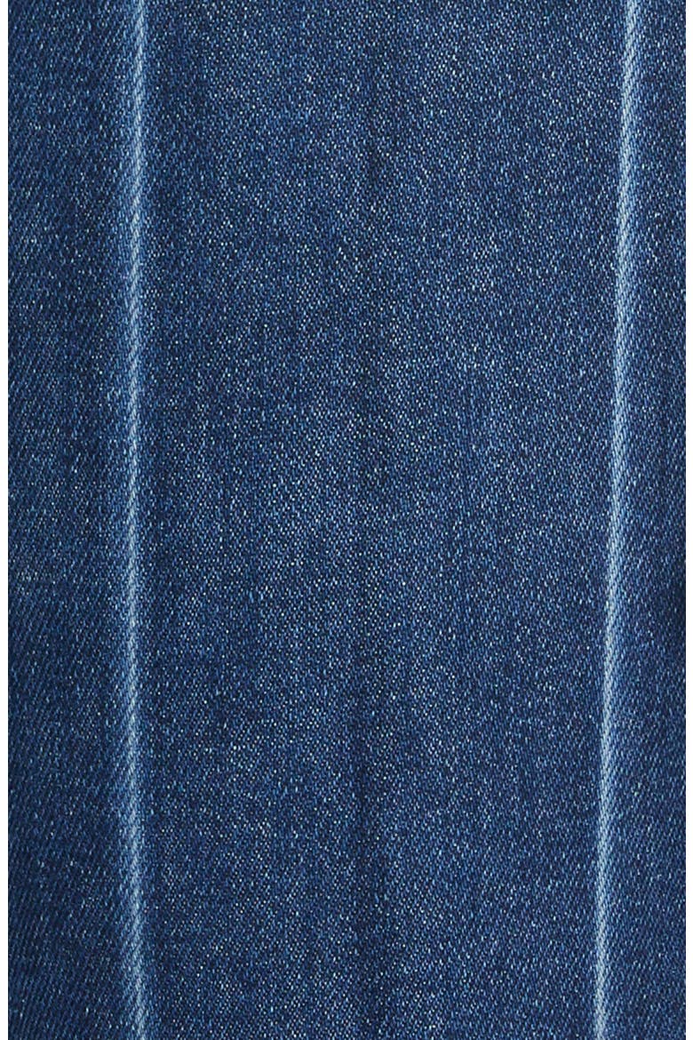 Stripe Denim Crop Pants, Alternate, color, ROYAL NAVY 49Q