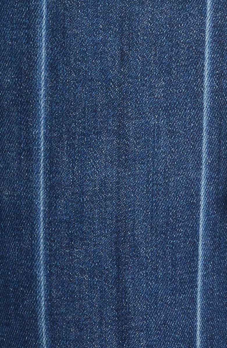 Chloé Stripe Denim Crop Pants, Alternate, color, 