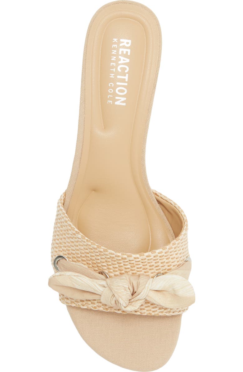 Reaction Kenneth Cole Bahama Tie Heel Sandal, Alternate, color, Natural/ Natural