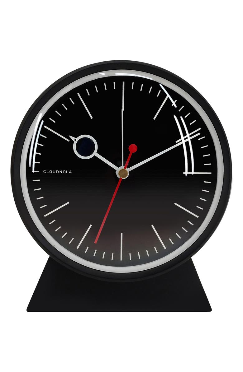 CLOUDNOLA Bloke Wooden Mantel Clock, Main, color,