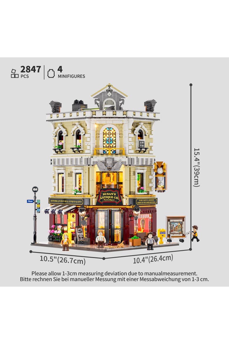 Antique Store Lighting Building Set Model CT2847A, Alternate, color, Multicolor