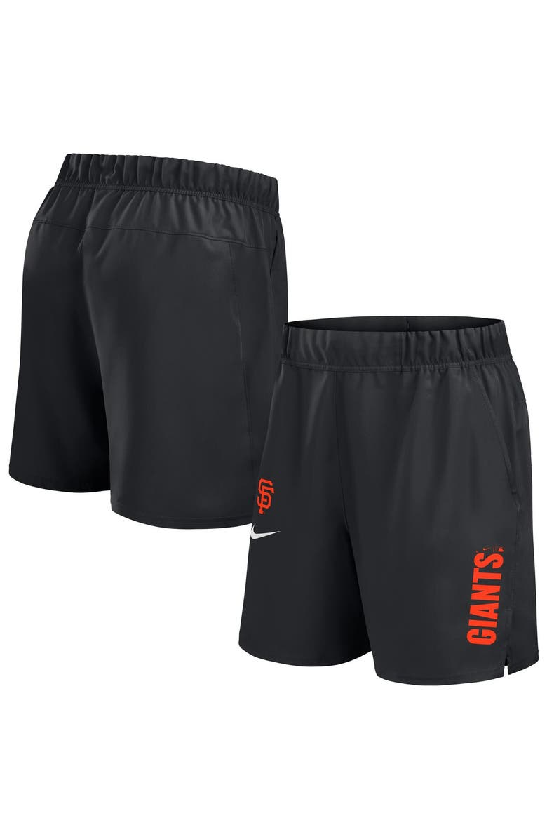 Nike Men's Nike Black San Francisco Giants Woven Victory Performance Shorts, Alternate, color, Black