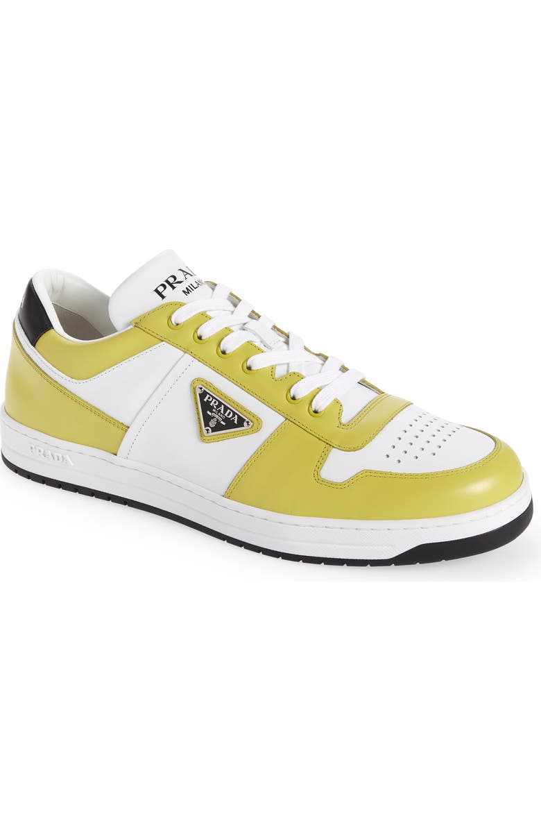 Prada Downtown Logo Low Top Sneaker, Main, color,