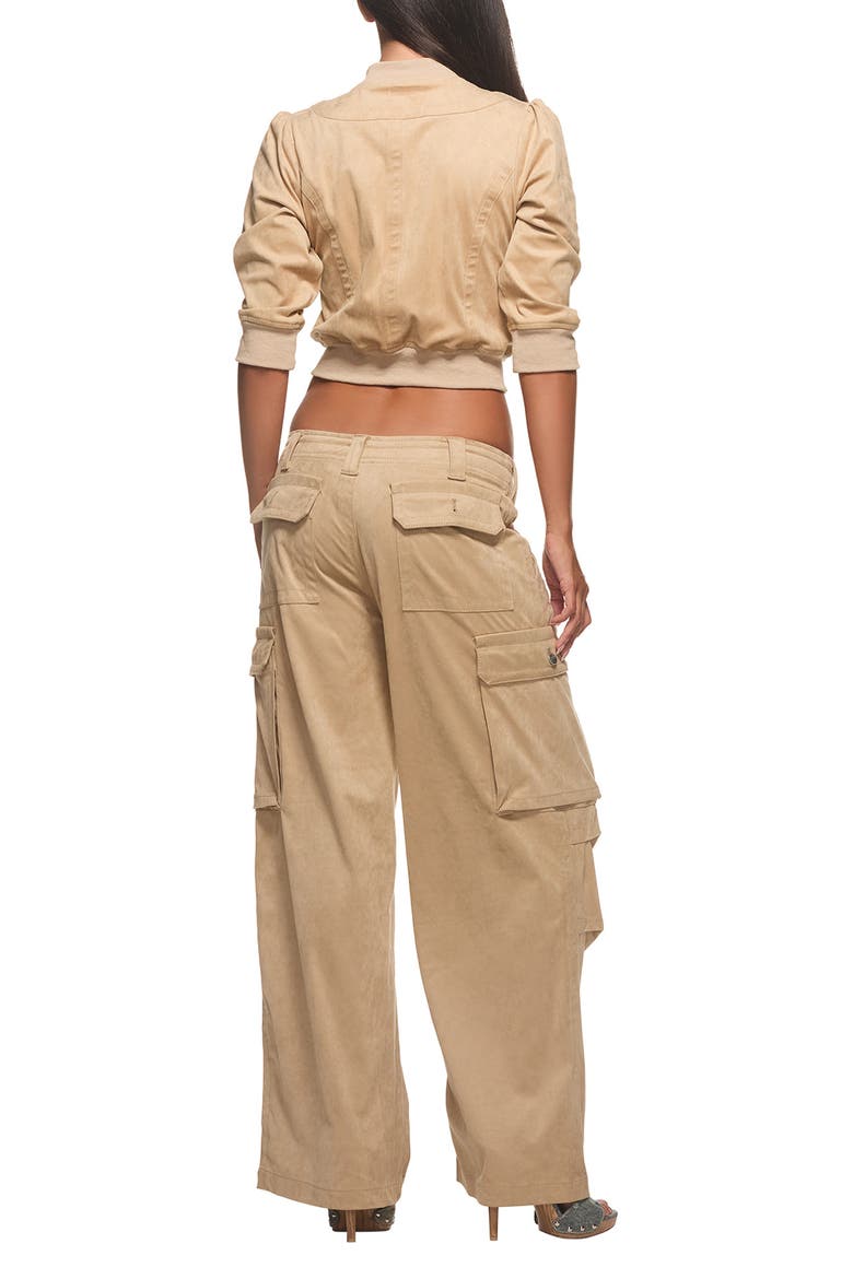 Effie Cargo Pants, Alternate, color, BROWN