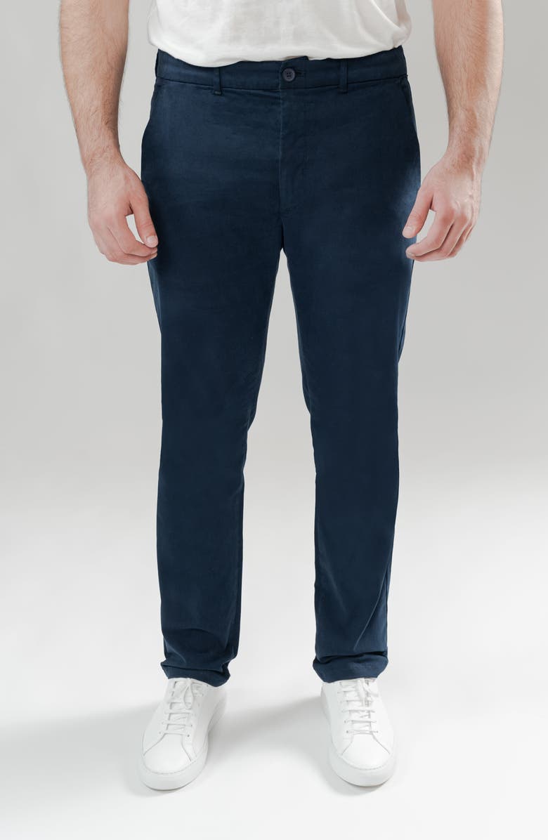 BRISK Ultraflex Slim Chino, Main, color, Navy Blue