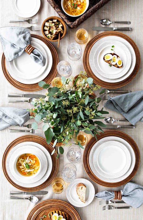 Juliska Blenheim Oak Whitewash Dessert/salad Plate In White