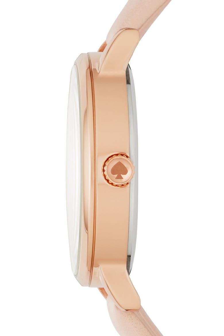 metro mother-of-pearl heart watch, 34mm, Alternate, color, VACHETTA/ MOTHER OF PEARL