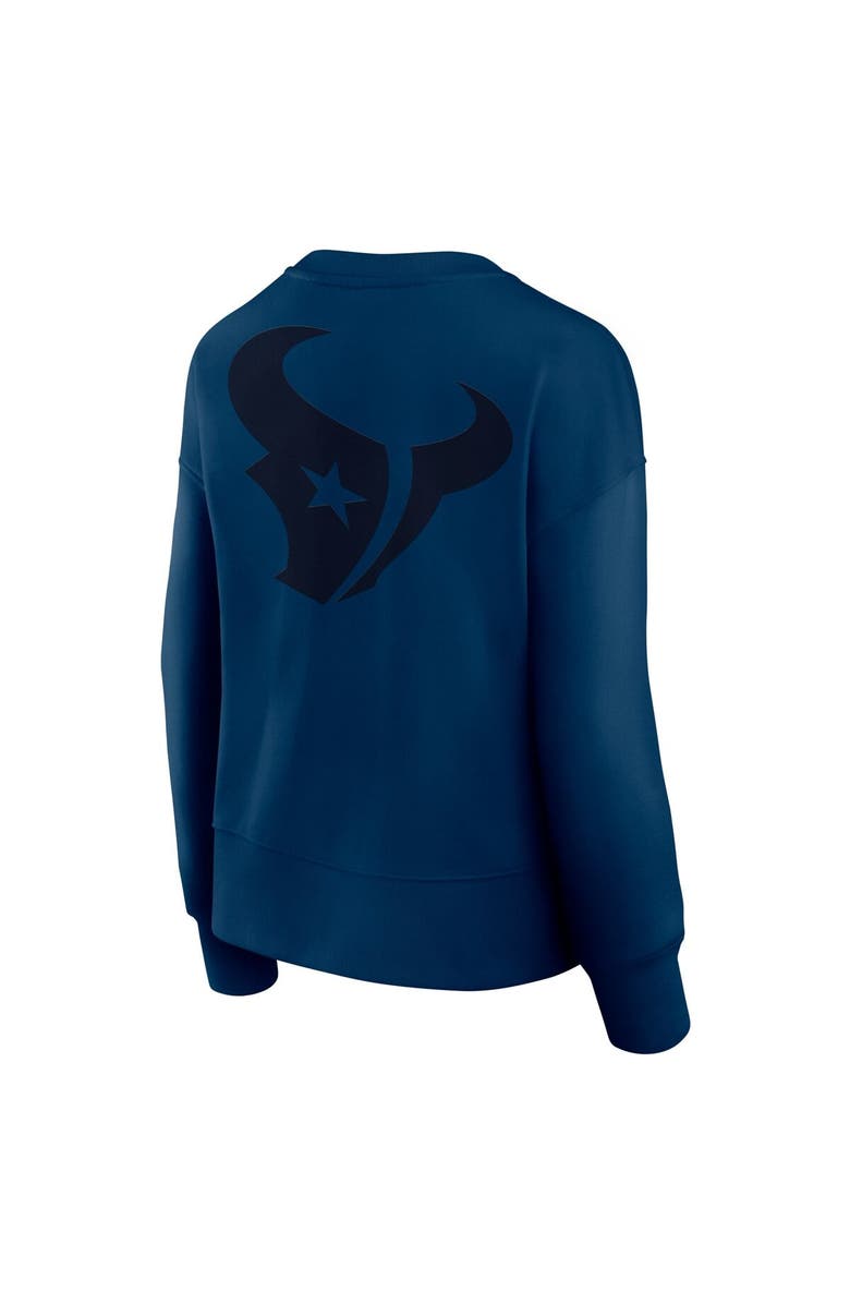 FANATICS Women's Fanatics  Navy Houston Texans Elements Pullover Sweatshirt, Alternate, color, Navy