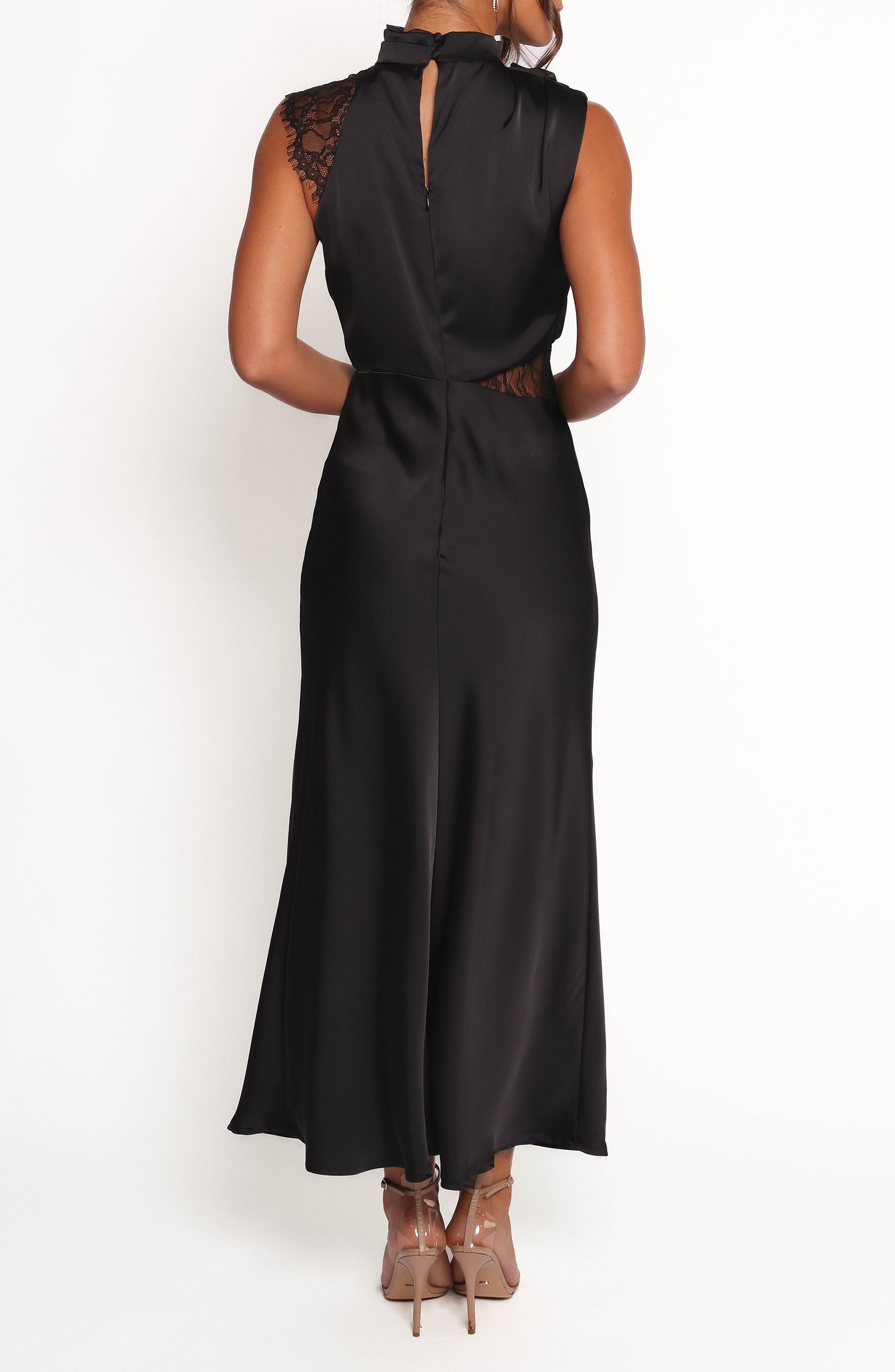 womens anabelle halter neck maxi dress Anabelle Halter Neck Lace Maxi Dress